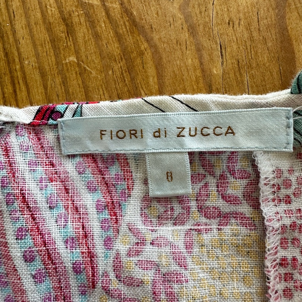 Fiore de Zucca dress - gorgeous cotton flattering fit. - Picture 5 of 16